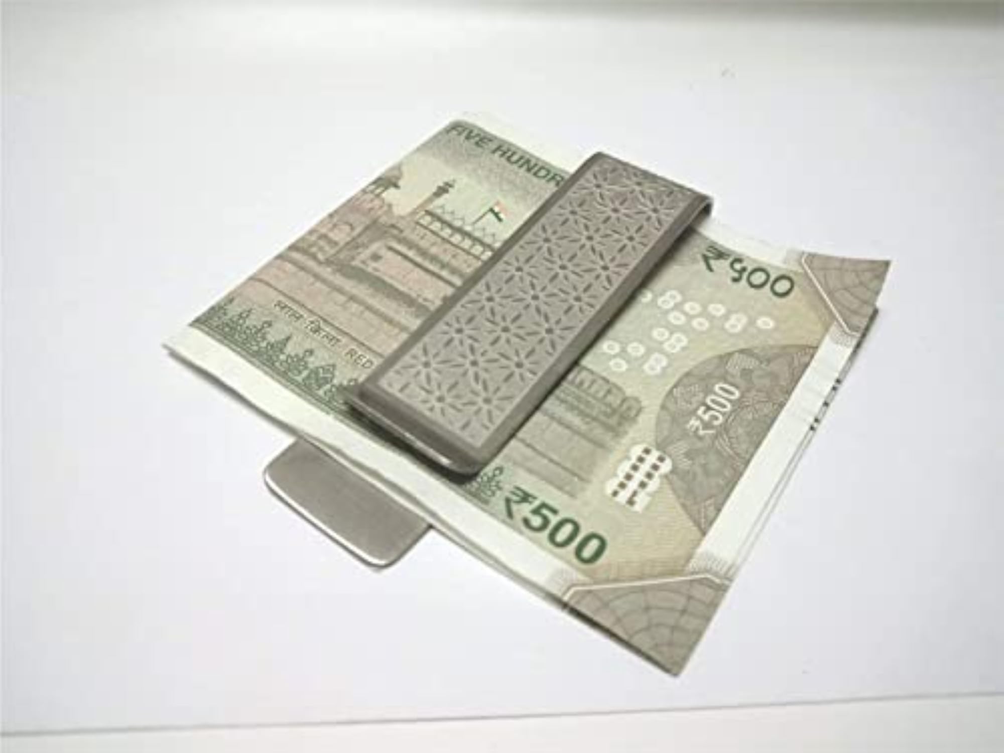 Stainless Steel Front Pocket Minimalist Slim Credit Card Holder