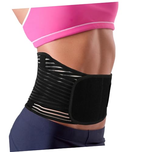 Faja lumbar deportiva con soporte y correas ajustables L miniatura 7