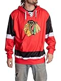 Calhoun NHL Men’s Lace-Up Hoodie – Officially Licensed Team Sweatshirt – Relaxed Fit, Premium Hockey Fan Gear (Large, Chicago Blackhawks)