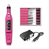 FANTEXY Professional Portable Electric Nail Drill,Acrylic Nail Kit, Gel Remover Nail Tools,File Finger Toe Care Nail Tips Nail Care, Nail Polishing Machine Pedicure Machine Set
