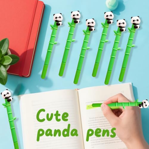 Set de 24 bolígrafos de gel Panda, tinta negra 0.5 mm miniatura 7