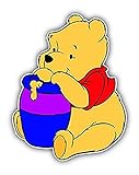 Winnie The Pooh Honey Cartoon - Sticker Graphic - Auto, Wall, Laptop, Cell, Truck Sticker for...