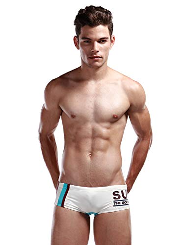 SEOBEAN Mens Swimwear Boxer Brief SURF pt Trunk Swim 2247