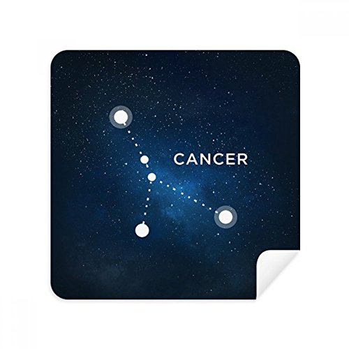Screen cleaner et chiffon de nettoyage pour lunettes Cancer en tissu suédé de 2 pièces