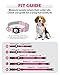 TagME Airtag Dog Collar,Waterproof Reflective Pet Collar with Airtag Holder,Soft Padded and Double D-Rings for Medium Dogs,Hot Pink