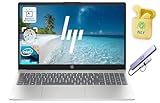 HP 15.6' Business Laptop Computer, Intel 10-Core i5 Processor, 16GB RAM 512GB Storage (256GB SSD+256GB Docking Set), Fingerprint Reader, Backlit Keyboard, Windows 11, NLY Earphones, Natural Silver