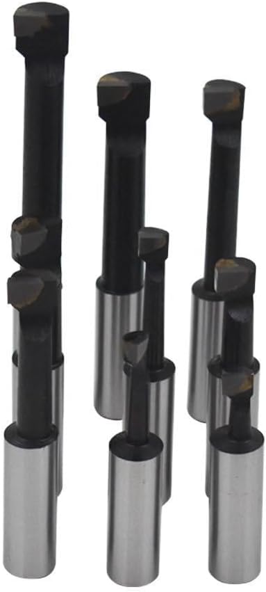 Genuine 1/2" BORING BAR SET PRO QUALITY 9 PCS CARBIDE TIPPED BARS 1/2" SHANK LATHE TOOL Original OEM Replacement Component