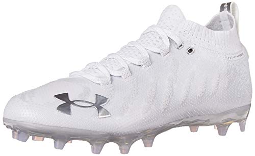 Under Armour Mens Spotlight Lux Mc Football Shoe, White (100 Metallic Silver, 8.5 Us #TOP10