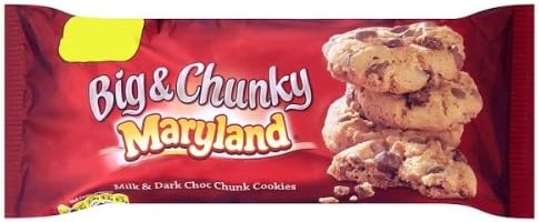 Maryland Big & Chunky Milk & Dark Choc Chunk Cookies 12x200g