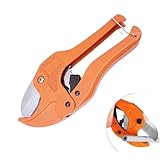 Topolenashop Tagliatubi a Cricchetto 42mm | Pinza Professionale per Tubi in PVC, CPVC, PE,...