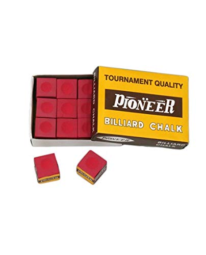 Craie De Billard Pioneer – Lot De 12 Cubes, Adhérence Solide, Rouge/vert/noir/bleu, Prix Abordable, Pour Table De Billard, Accessoire Essentiel