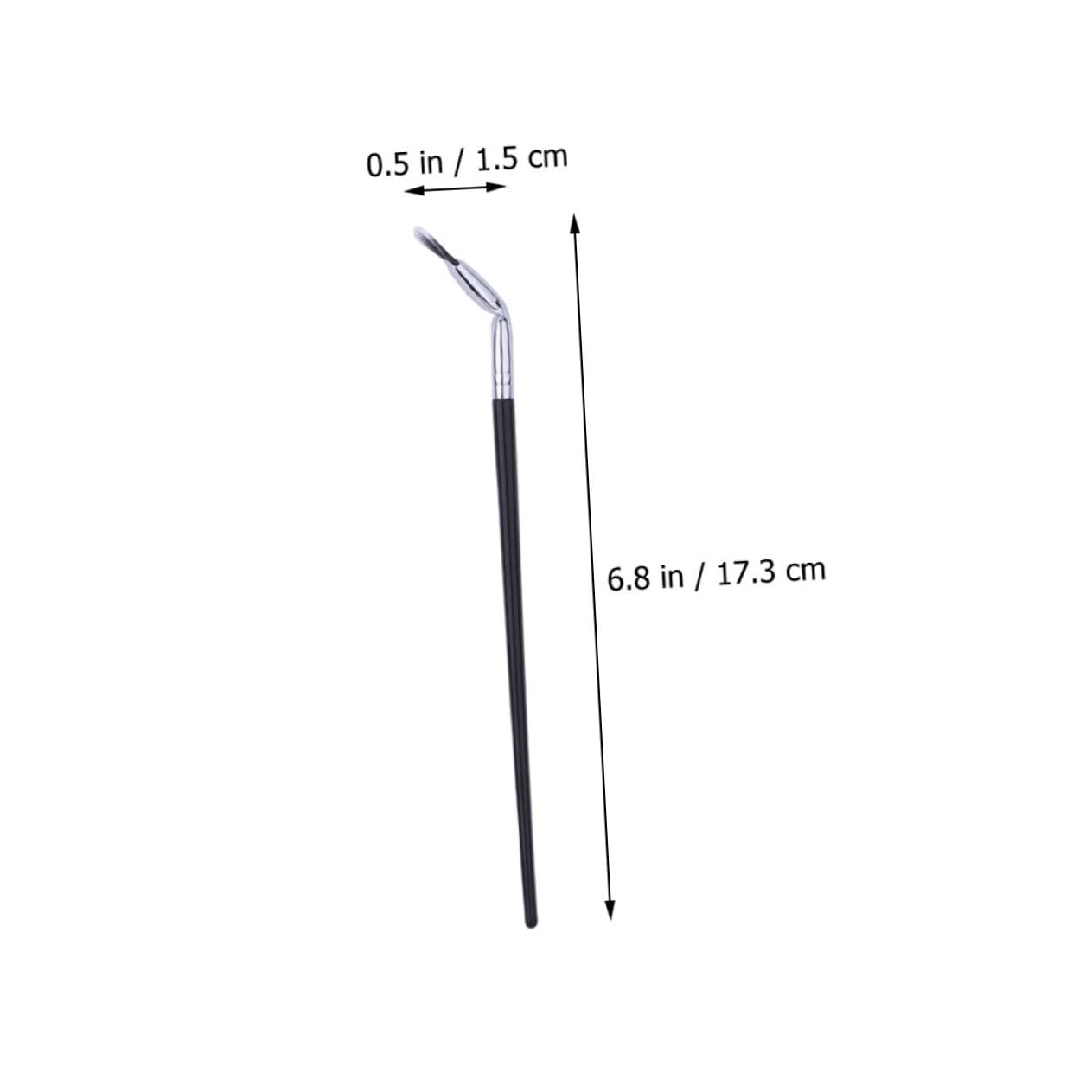 Healeved Fan Shaped Eyelash Brush Wands 2pcs Lower Eyelash Brush Double Ended Makeup Brush Lightweight Skin Safe for Makeup