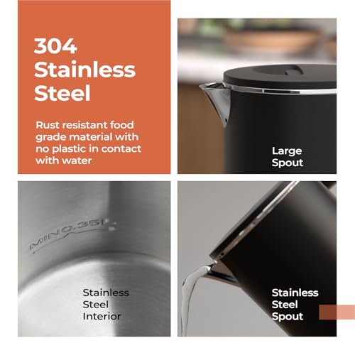 Lifelong Electric Kettle 0.8 Litre Black - Image 7