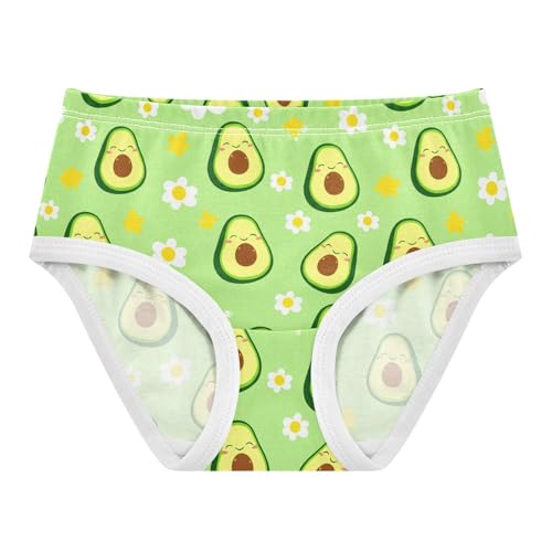 Girls' Underwear Avocado Flowers Floral Toddle Brief Panties 2-8 Years 20300719