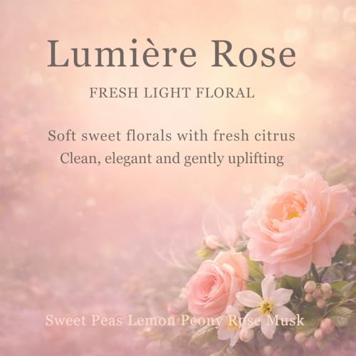 Image of Car Air Freshener Refill for Smart Car Diffuser, 3 x 10ml Fragrance Oil Refills, Vent Clip Compatible, Long Lasting Car Diffuser Refill (Lumiere Rose)