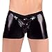 Produktbild Mymyguoe Männer Leder Tanga Herren String Dessous Männer Dessous Herren Sexy Thong Kunstleder Reizwäsche Slips Unterwäsche Boxershorts Briefs Strings Unterhosen atmungsaktiv und antibakteriell