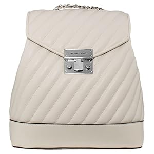 Michael Kors Witte damesrugzak van rozenleer, Wit, M