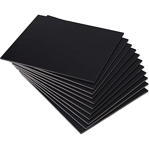 FAATCOI 30 Pack 11 x 13.8 x 1/5 Inch Black Foam Board, Lightweight Foam Core Board, Double Sided Black Foam Sheet for Art, Craft, Poster, Hanging Photo
