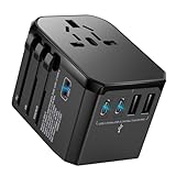 HICHOR Universal Travel Adapter International Plug - European Travel Plug Adapter Worldwide US AUS...