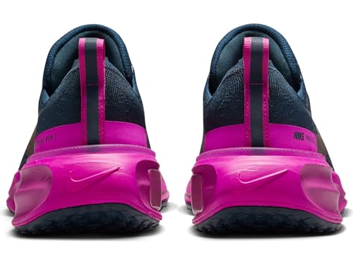 Nike Invincible 3 Women's Road Running Shoes (DR2660-404, Armory Navy/Vivid Grape/Hot Fuchsia/) Size 7.53