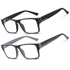 Single Vision Readers Thick Temples - Black and Grey