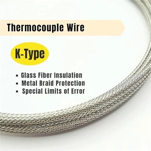 Evite lecturas erróneas con el sensor termopar tipo K M8 de acero inoxidable hasta 800C 5
