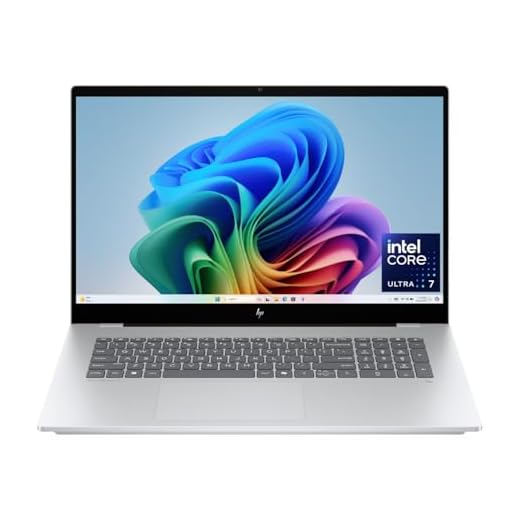 HP OmniBook 7 17.3 inch Next Gen AI PC, FHD Touchscreen Display, Intel Core Ultra 7 256V, 16 GB RAM, 1 TB SSD, Intel Arc 140V GPU, Windows 11 Home, Copilot+ PC, Glacier Silver, 17-dc0000nr