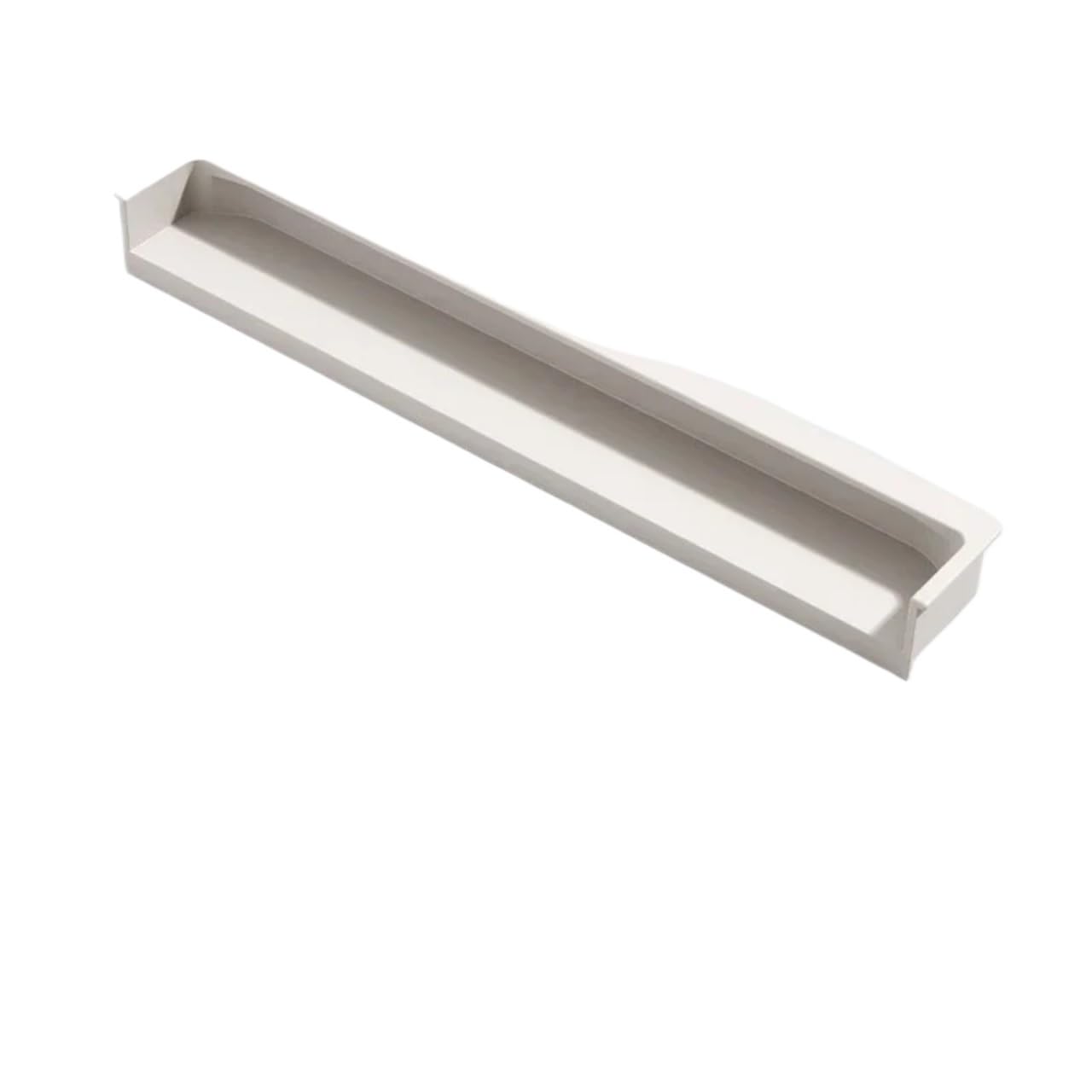 Mohuied Angola Grey 200Mm Recessed Handle Light Luxury Same Color Dark Button Handle Skin Texture Slotted Embedded Cabinet Door Drawer(Angola Grey 200Mm)