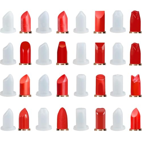 AHANDMAKER Silicone Lipstick Mold for DIY Cosmetics