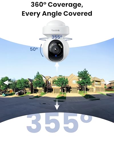 Image of REOLINK E1 Outdoor Pro 4K PTZ Outdoor Security Camera WiFi Plug-in Power | No Subscription Local Storage, Dual-Band Wi-Fi 6, 3X Optical Zoom, Auto Tracking, Smart AI Detection, Color Night Vision