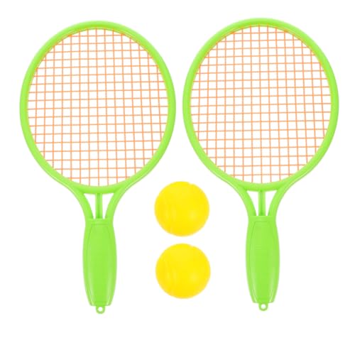 Raqueta de tenis Abaodam con pelotas para exterior