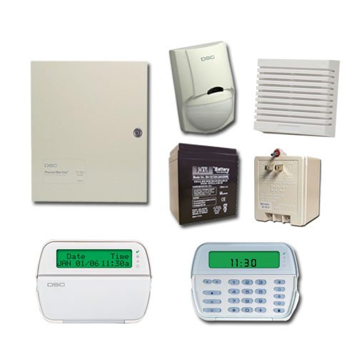 DSC TYCO Alarm System PC1832 with (1) PK5500 and (1) PK5501 Keypad