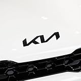 MAXDOOL New Models Front Hood and Rear Emblem Replacement Decal Sticker Compatible for KIA (17cm)