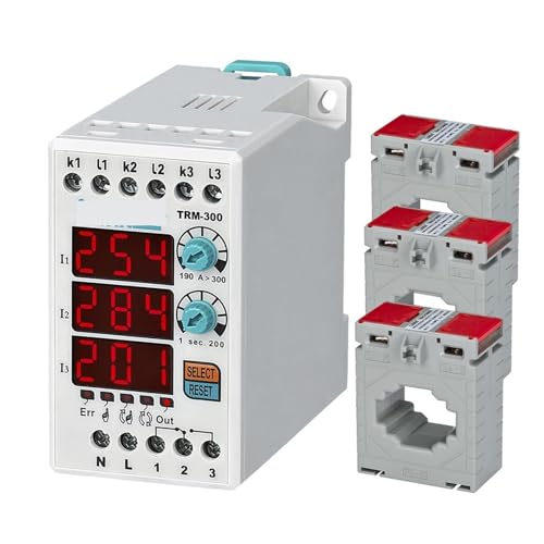 Relais d'asymétrie de surcharge numérique TRM-300 190-300A 220VAC réinitialisation manuelle