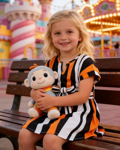 Image of OLMRJKD Kid Toddler Girl Clothes Summer Short Sleeve Figure Graphic Tee Shirt + Shorts Summer Outfits Set