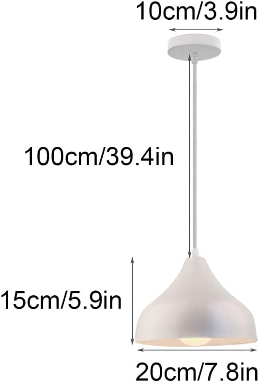 Suspension industrielle vintage pour îlot de cuisine - 6