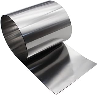 GatherTOOL 1Pc 304 Stainless Steel Width 100mm Foil Shim Sheet Thickness 0.01mm 0.02mm 0.03mm 0.05mm 0.1mm 0.15mm 0.2mm 0.3mm 0.5mm (Specification : 0.03mmX100mmX1m 1pc)