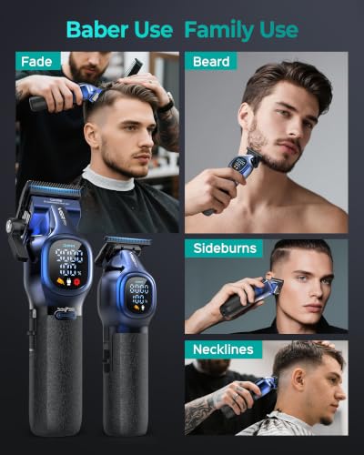 Image of VGRPRO Professional Hair Clippers for Men, Cordless Clipper and Trimmer Set