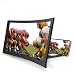 Screen Magnifier for Cell Phone,Curve Screen Magnifier Phone Accessories with Foldable Phone Stand 12" HD Mobile Phone Projector for Movies and Videos Phone Accessories Gadgets Tech Gifts for Men