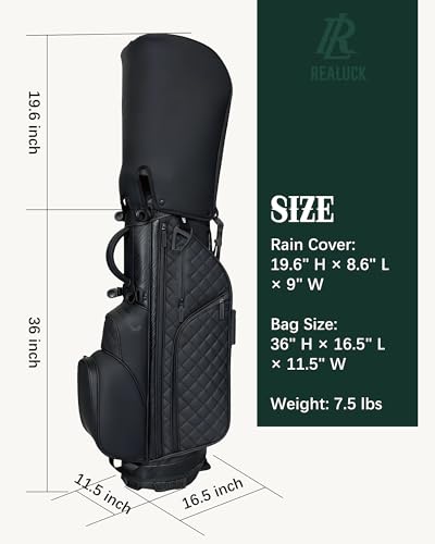 Realuck PU Leather 14-Way Stand Bag