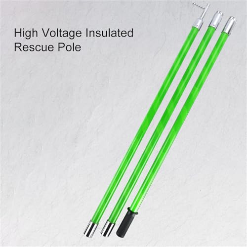Kit de varilla salvavidas portátil con gancho dieléctrico color verde 6