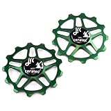 JRC Components Pair of 13T Jockey Wheels for Shimano MTB 12SPEED | Ceramic Derailleur Pulley Wheel |