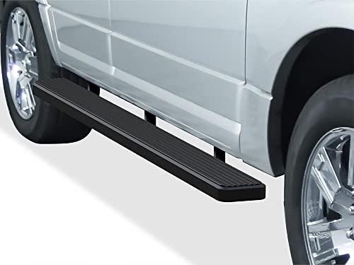Estribos APS Premium acero inoxidable negro 6in Ford Expedition miniatura 4