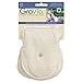 GroVia 100% Certified Organic Cotton Reusable Soaker Pad for Baby Cloth Diapering Hybrid Diaper Shell (2 Count)