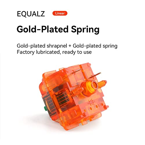 EQUALZ Banana Split/Tangerine V2 Switch, 5Pin Linear MX Switches for