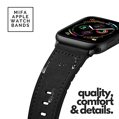 Compatible With Apple Watch Band 49Mm 45Mm 44Mm 42Mm, Leather Silicone Hybrid Iwatch Bands For Men Replacement Loop Vintage Sports Iwatch Strap For Series Ultra 8 7 6 5 Se 4 3 2 1 #TOP4