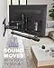 SANUS Height-Adjustable TV Soundbar Mount Compatible with Sony BRAVIA Theater Bar 8 & Bar 9 - Fits TVs 50 to 90 inches - Easy Install with Included Hardware