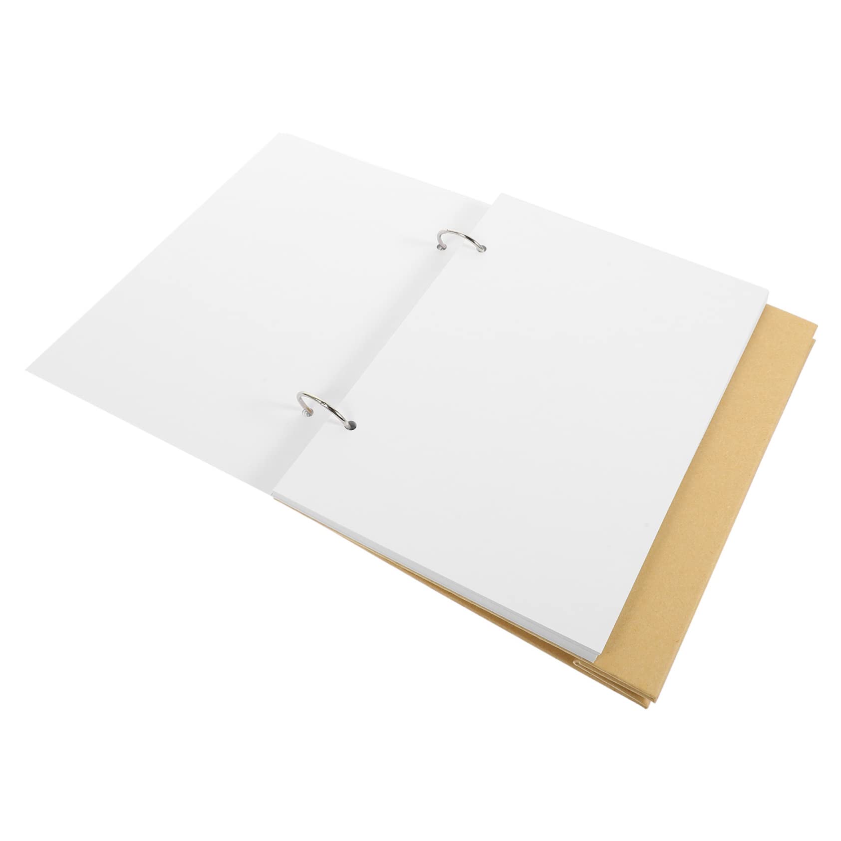 Lurrose 4stücke Handgefertigter Tischkalender Weißkarton Mit Kraftpapier-umschlag Leerer Kalender Für Büro Zuhause Und Schule Individuell Gestaltbar Praktische Desktop-dekoration
