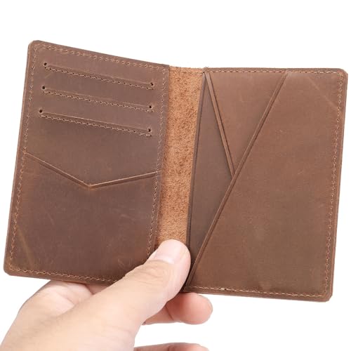 Men's Wallet Men's Light Luxury Business Retro Wallet for Party，Travel(BrownB)2