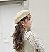 Straw Beret Solid Plain Flat Top Woven Berets Fashion French Style Painters Hat Cap, Beige